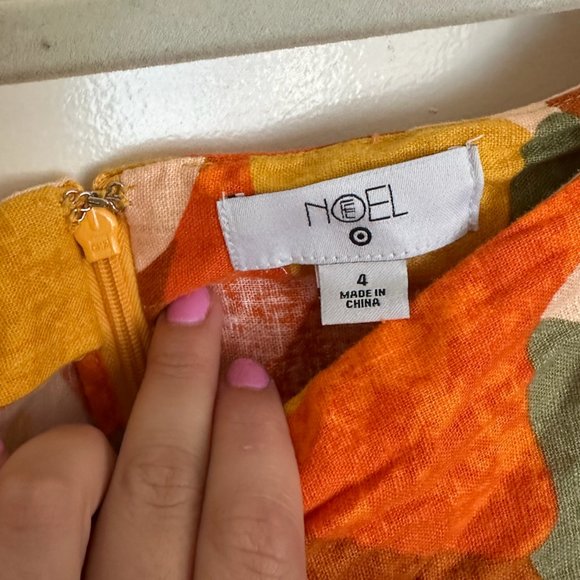 Women's Mixed Paint Print Mini Skirt - Fe Noel - Picture 4 of 5